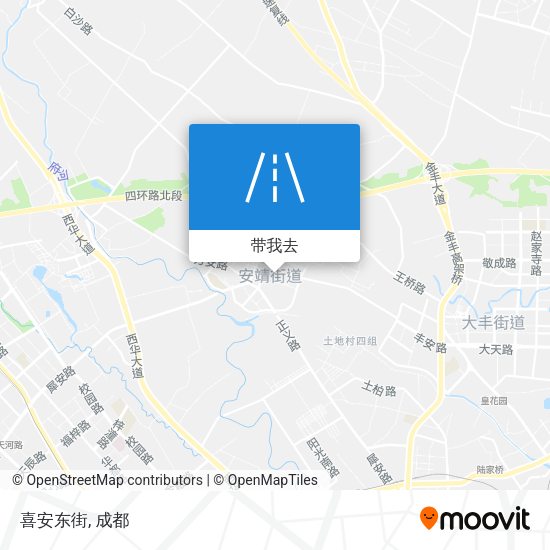 喜安东街地图