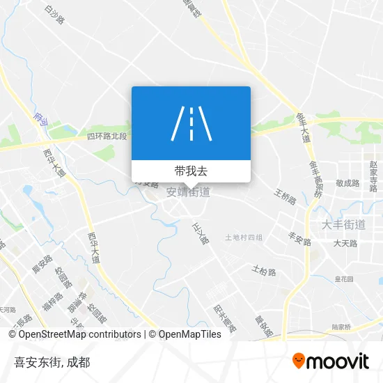 喜安东街地图