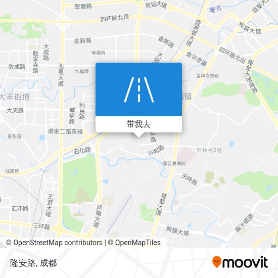 隆安路地图