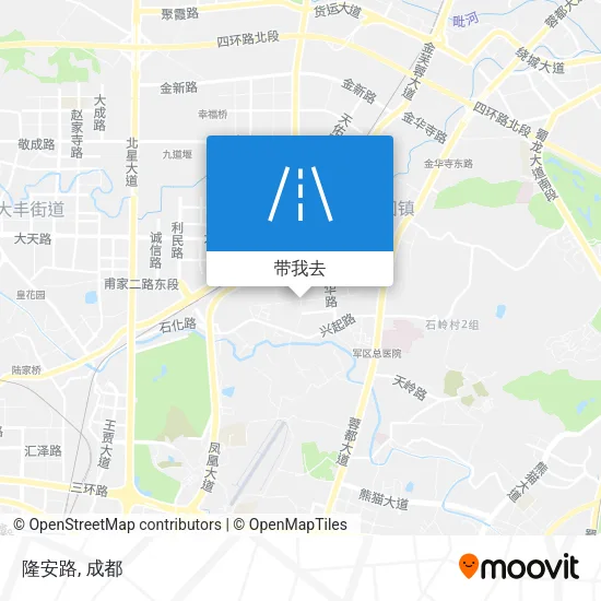 隆安路地图