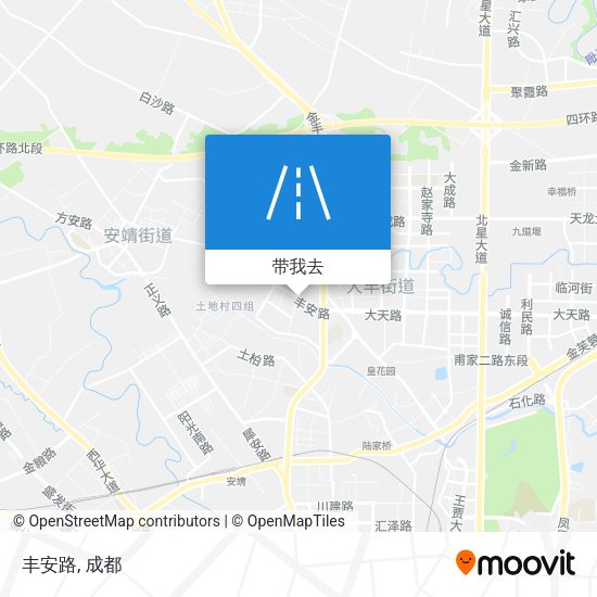 丰安路地图