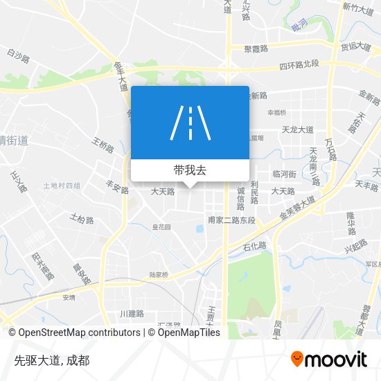 先驱大道地图