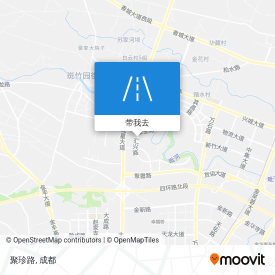 聚珍路地图