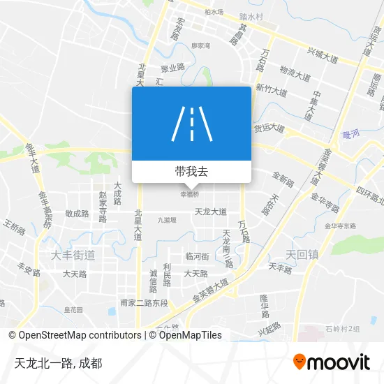 天龙北一路地图