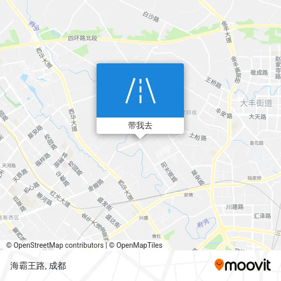 海霸王路地图