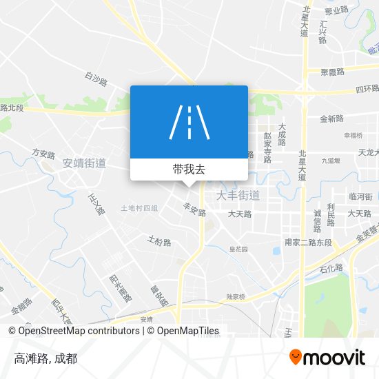 高滩路地图