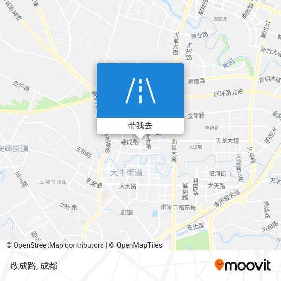 敬成路地图