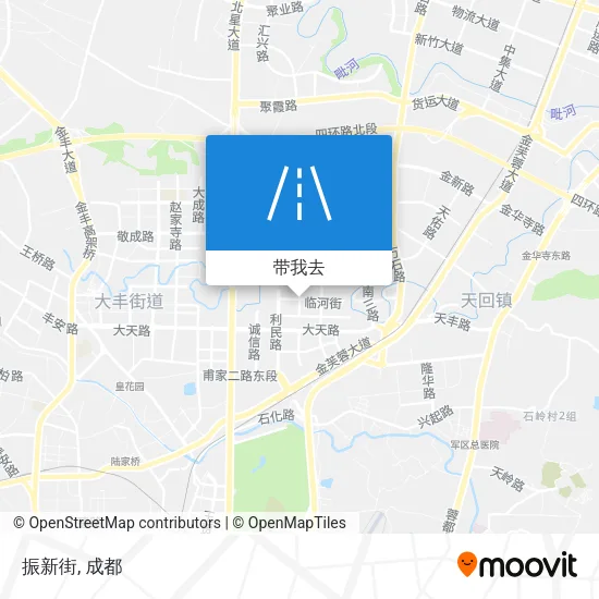 振新街地图