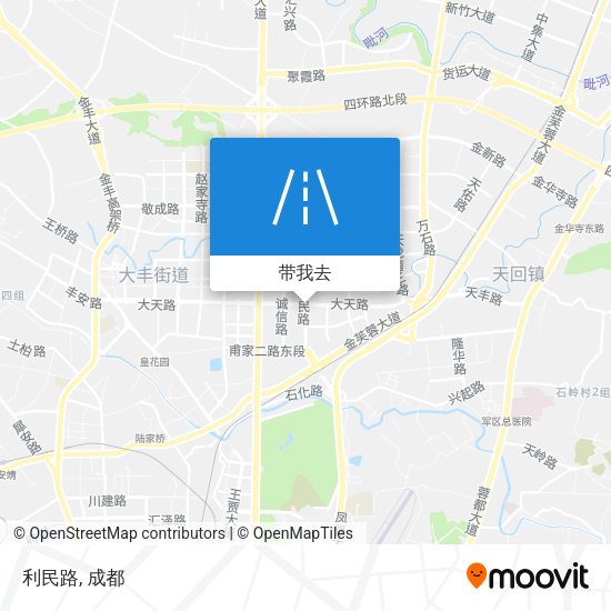 利民路地图