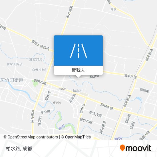 柏水路地图
