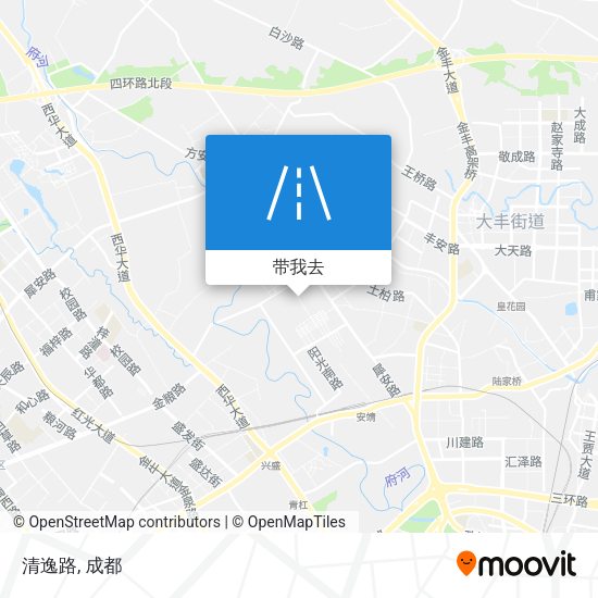 清逸路地图