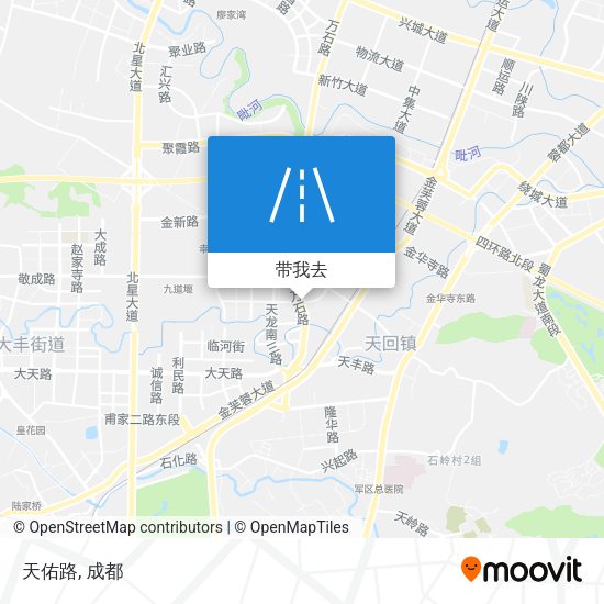 天佑路地图