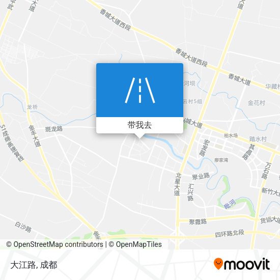 大江路地图