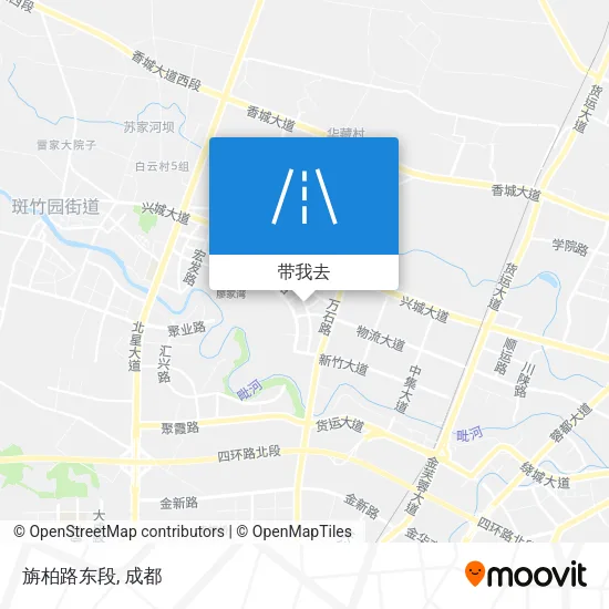 旃柏路东段地图