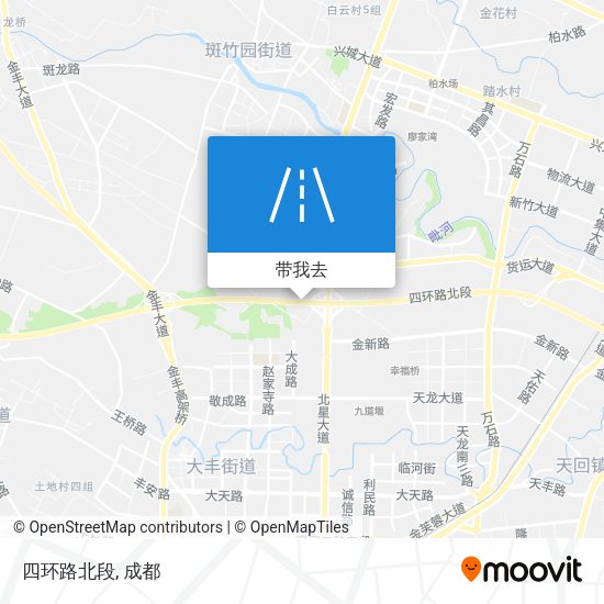 四环路北段地图