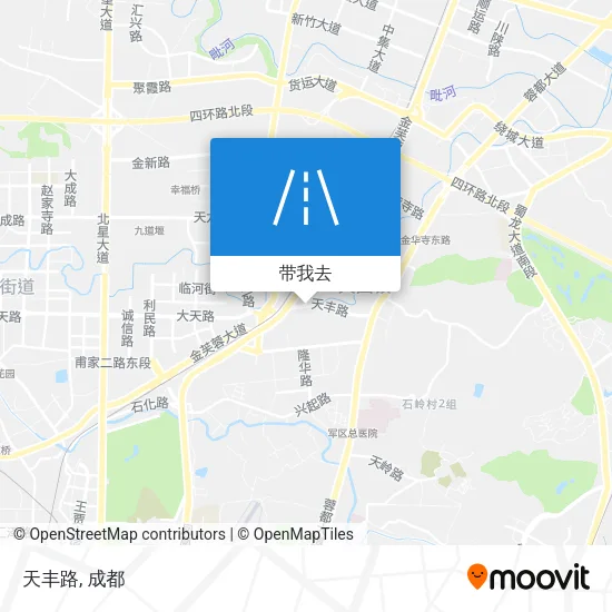 天丰路地图