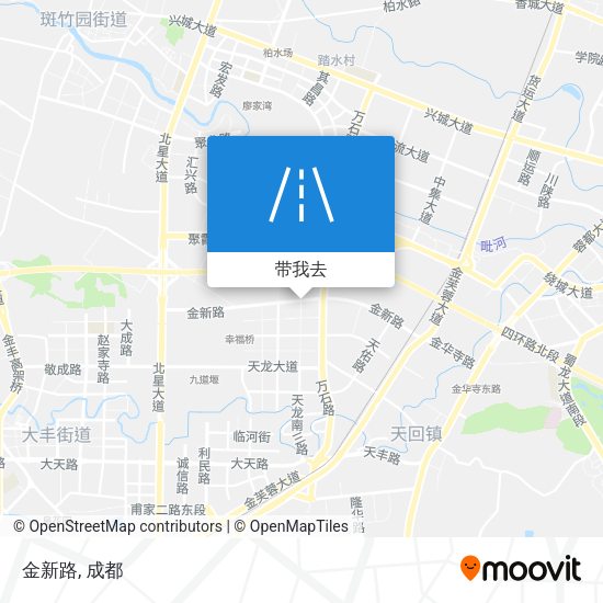 金新路地图