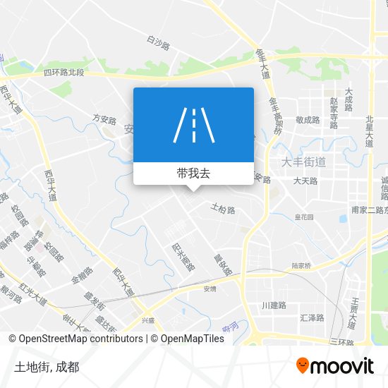 土地街地图