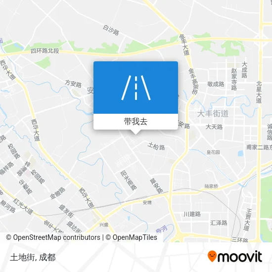 土地街地图