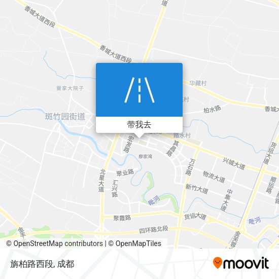 旃柏路西段地图