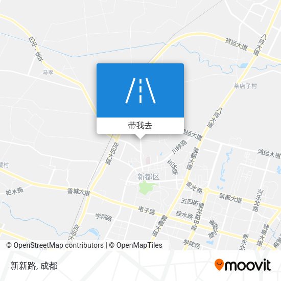 新新路地图
