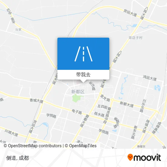 侧道地图