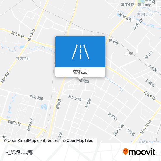 桂锦路地图