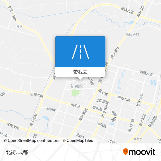 北街地图