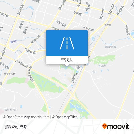 清影桥地图