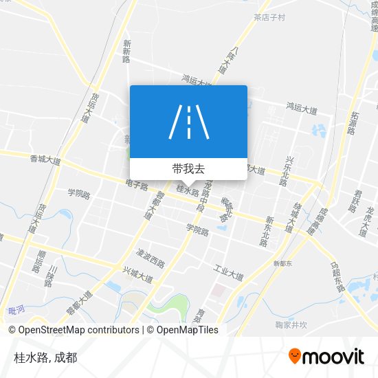 桂水路地图