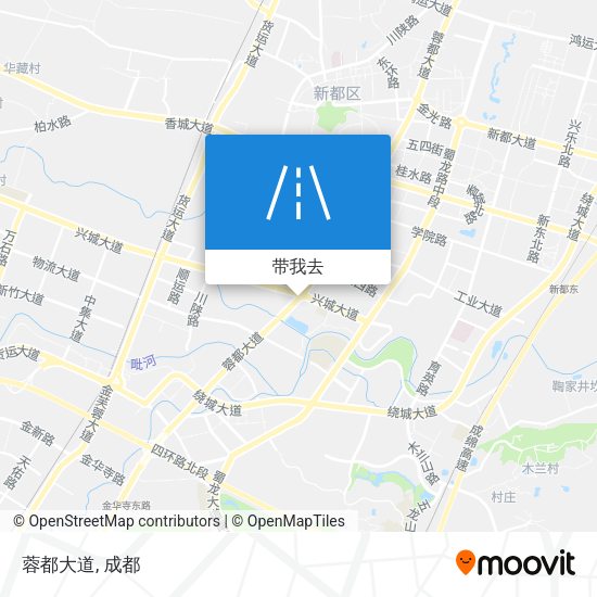 蓉都大道地图