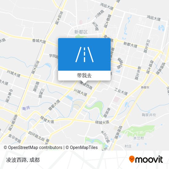 凌波西路地图