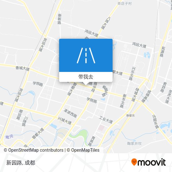 新园路地图