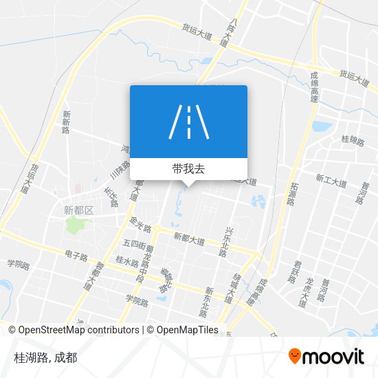 桂湖路地图