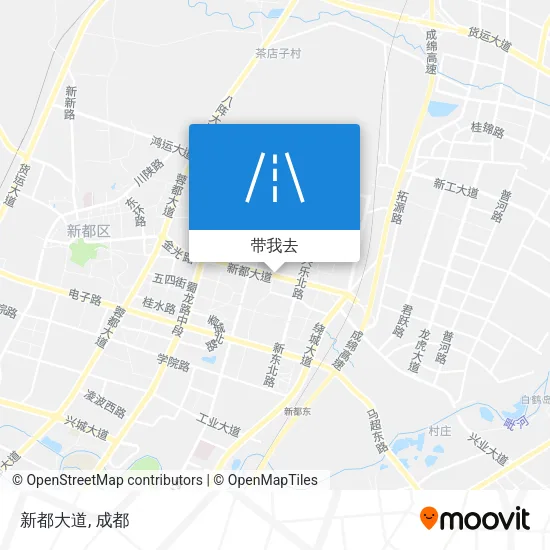 新都大道地图