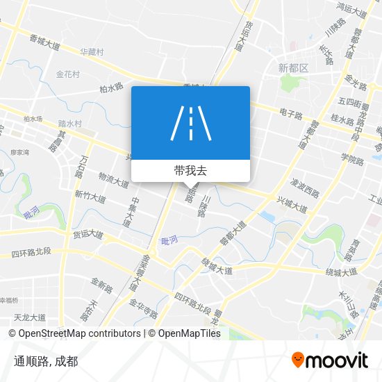 通顺路地图