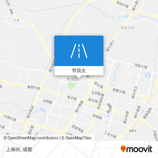 上南街地图