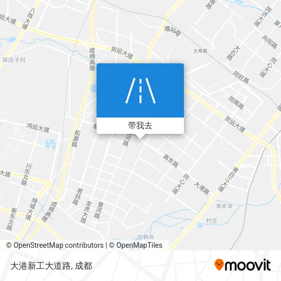 大港新工大道路地图