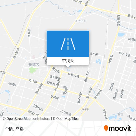 台阶地图
