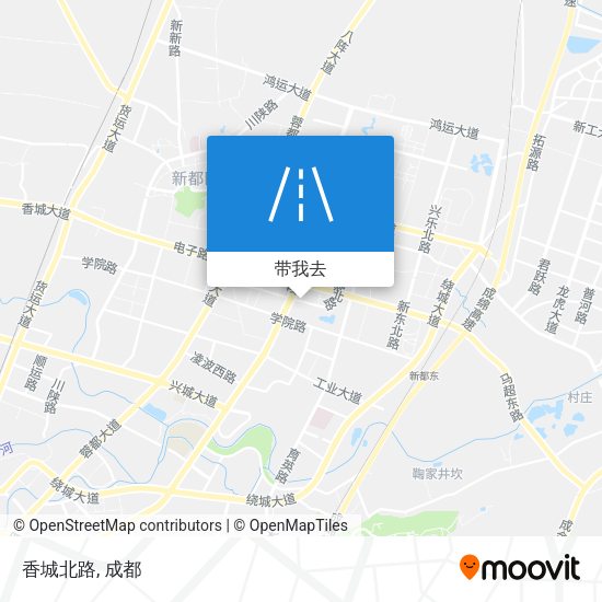 香城北路地图