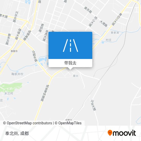 泰北街地图