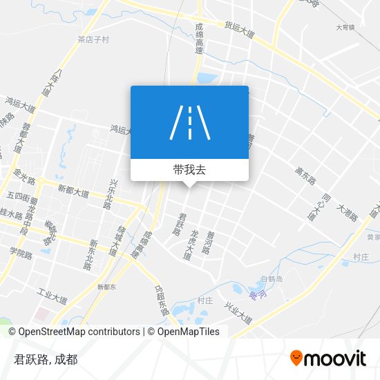 君跃路地图