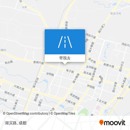 湖滨路地图