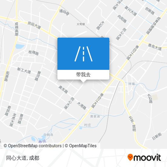 同心大道地图