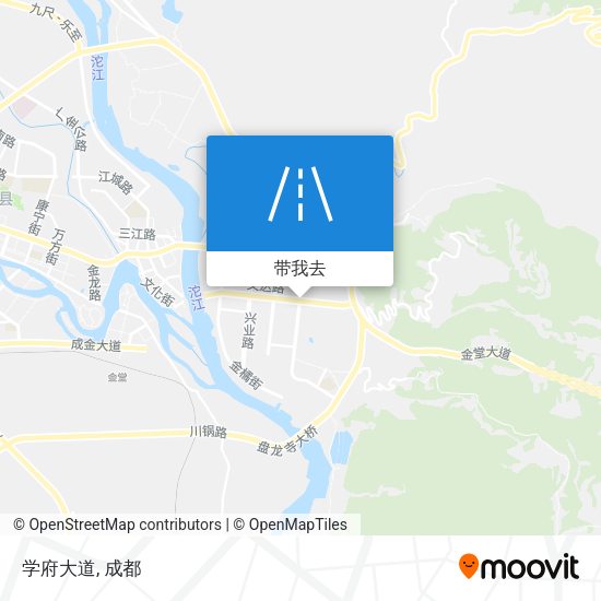 学府大道地图