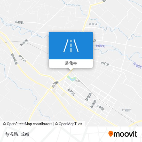 彭温路地图