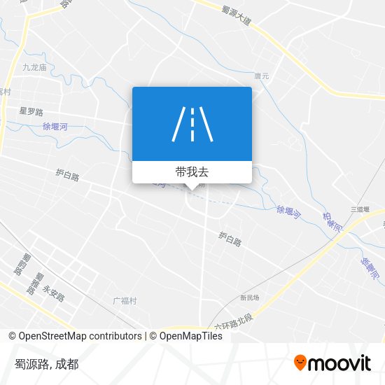蜀源路地图