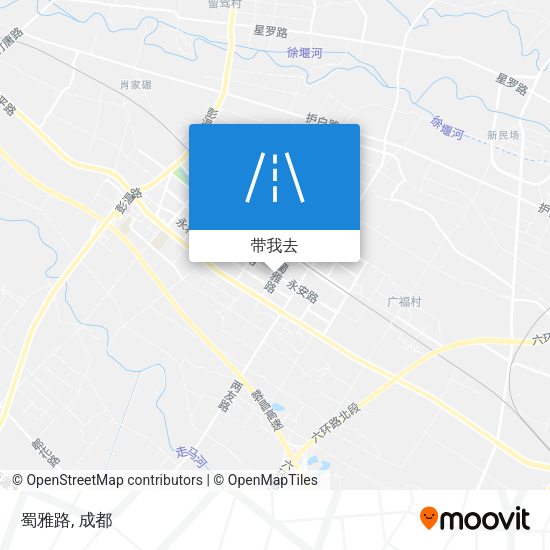 蜀雅路地图