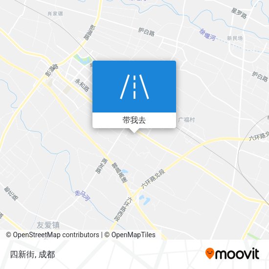 四新街地图