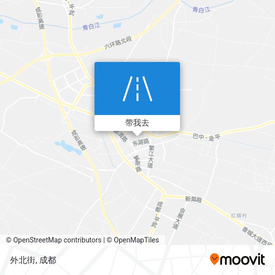外北街地图